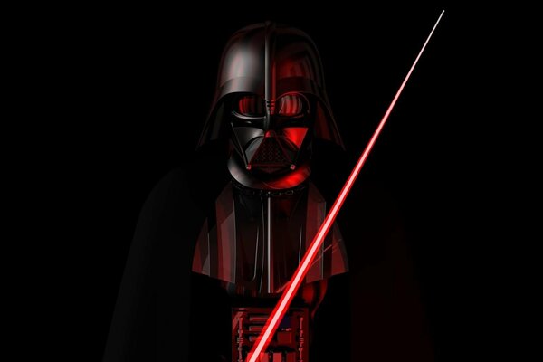 Imagen de Darth Vader de la serie Star Wars 