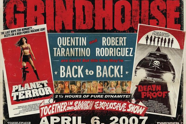 Newspaper advertisement of Grindhouse