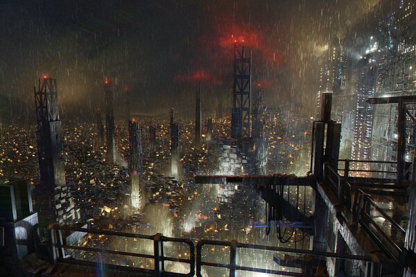 Image of the city from Deus ex 