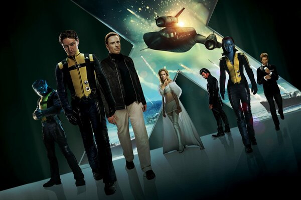 X-Men e mutanti schermata iniziale del film