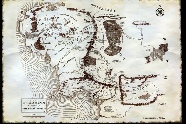 A faded and aged map of the Mediterranean