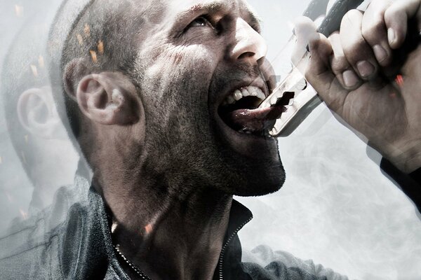 Jason Statham in the movie Adrenaline