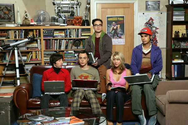 Heroes of the series The Big Bang Theory