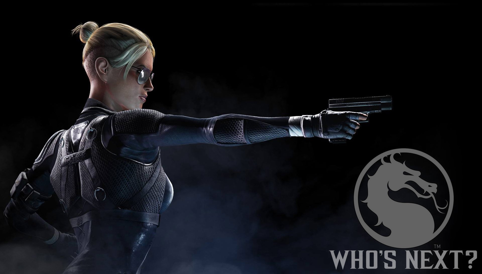 mortal kombat x cassie cage mk weapon a woman