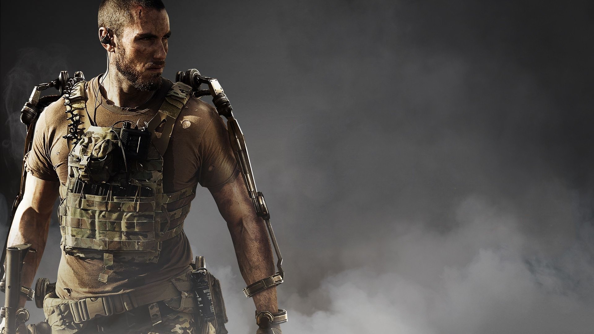 call of duty: guerra avanzada activision sledgehammer games soldado militar equipo exoesqueleto