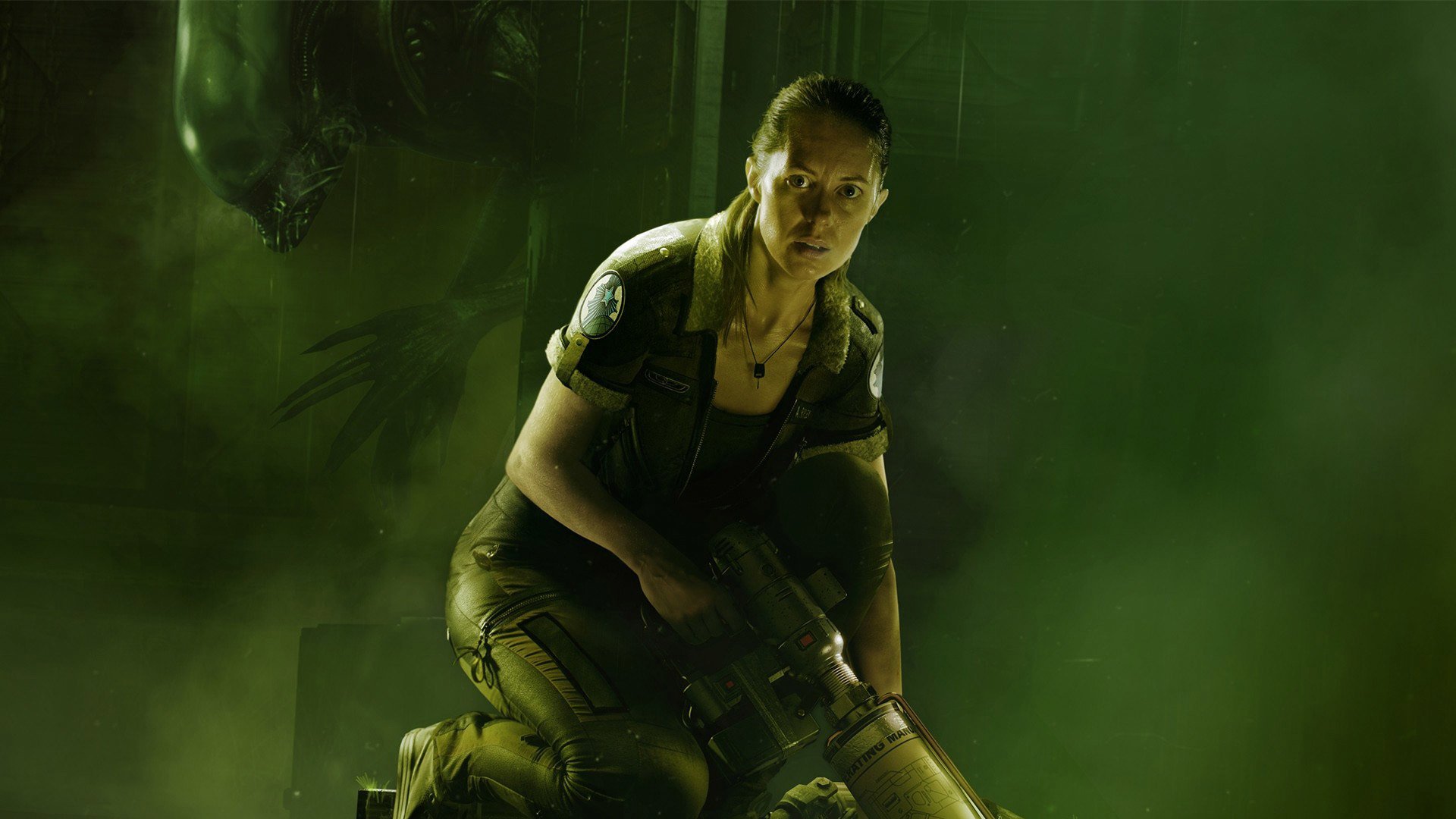 alien: isolation amanda ripley girl look fear victim alien xenomorph alien monster hunter steam creative asem sega