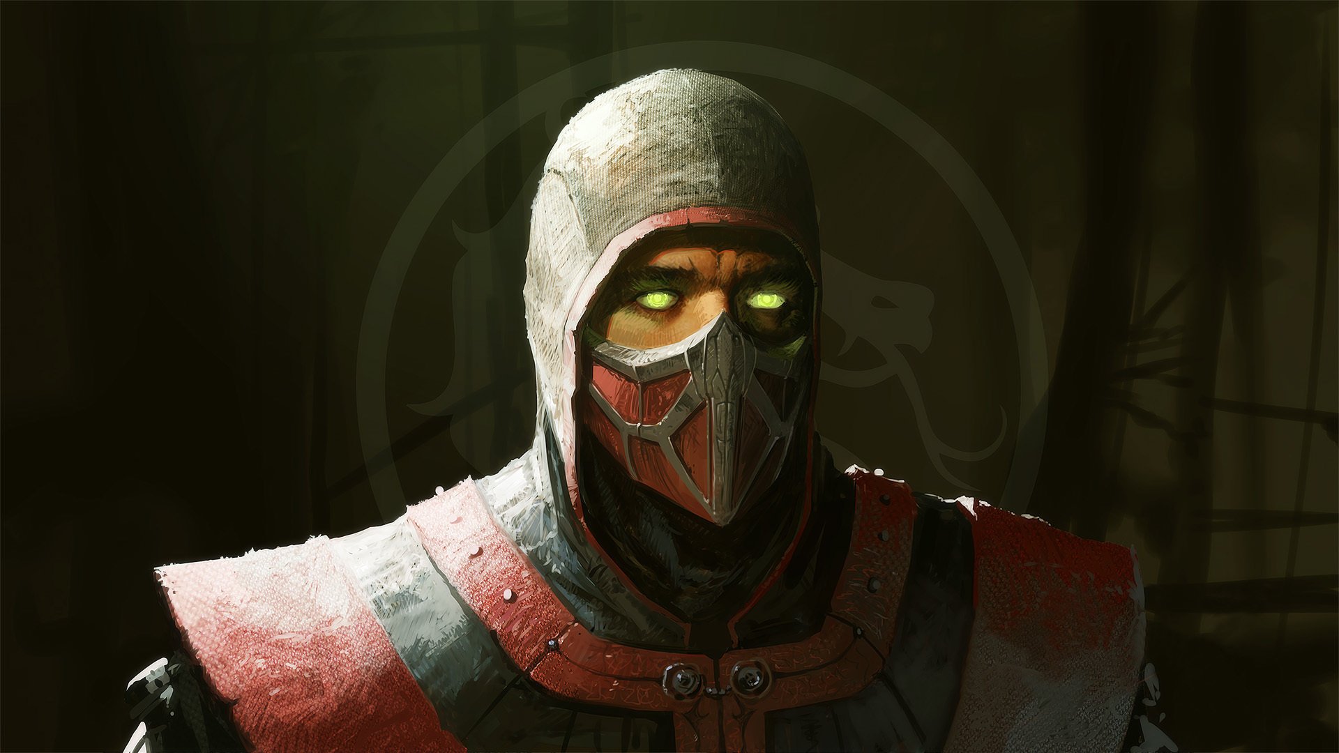 mortal kombat ermac ninja lucha arte