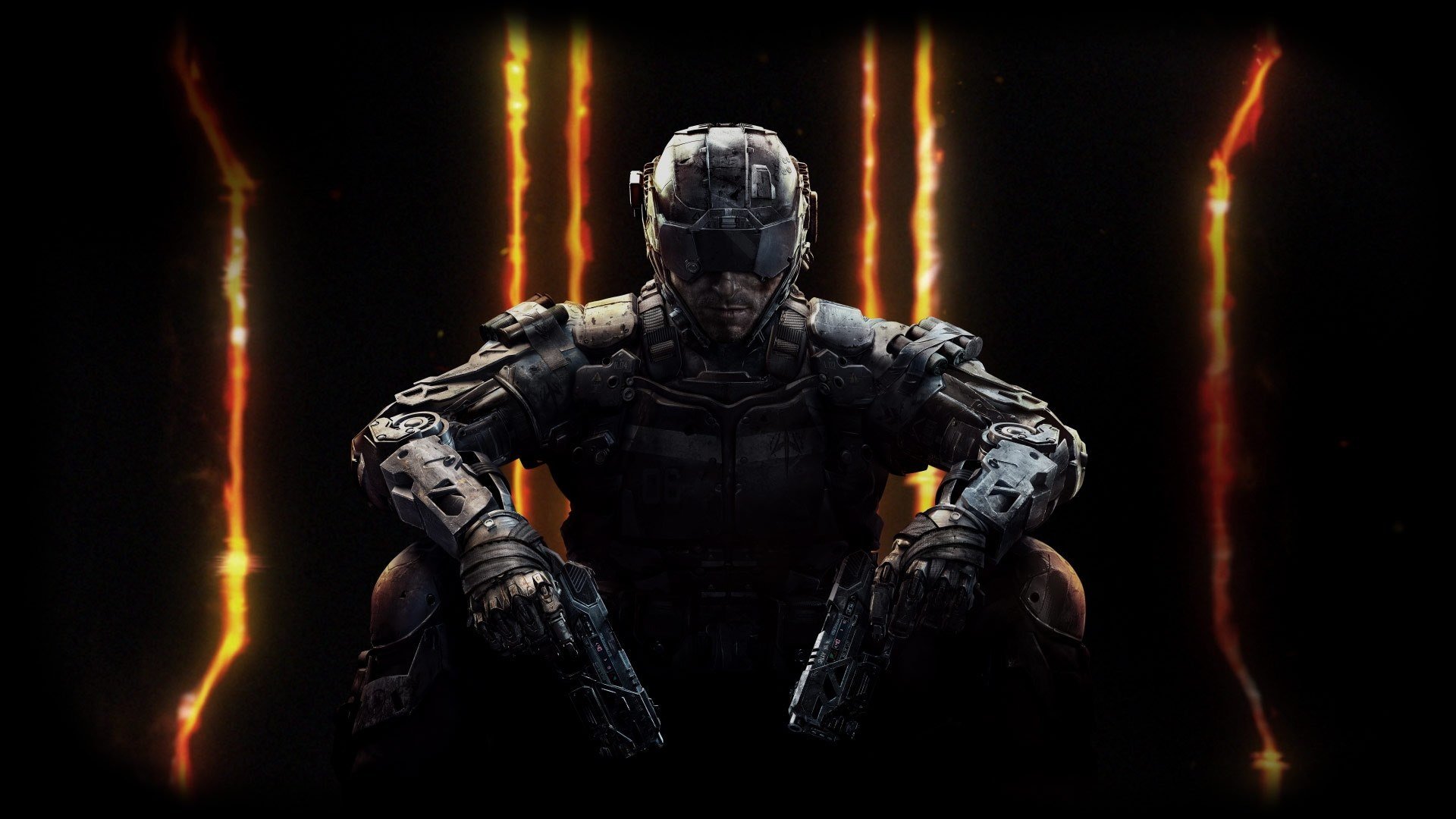 call of duty: black ops 3 men helmet weapon armour guns iron treyarch activision publishing