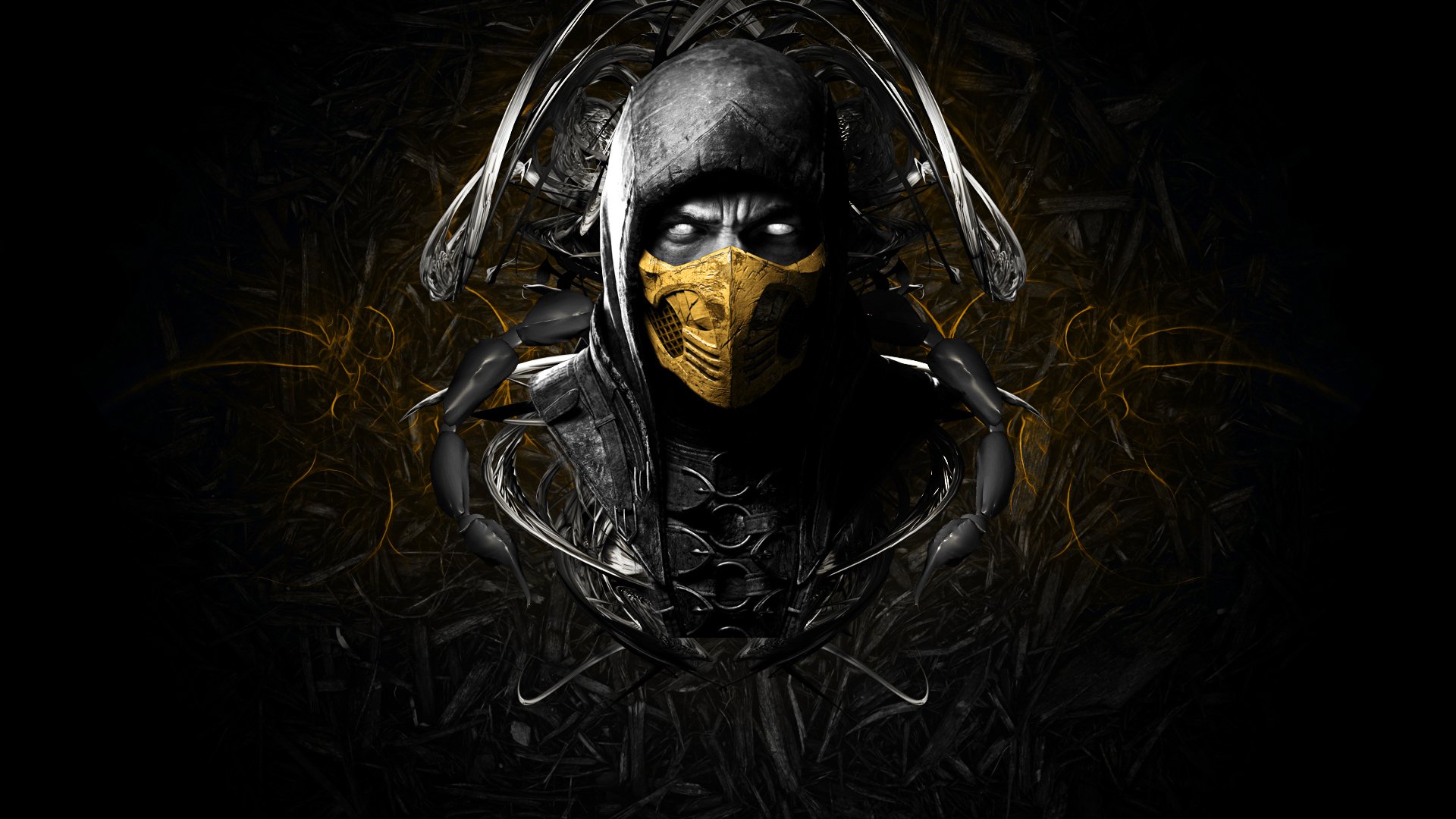 mortal kombat x skorpion ninja warner bros. interactive entertainment mortal kombat 10 syanart videospiele