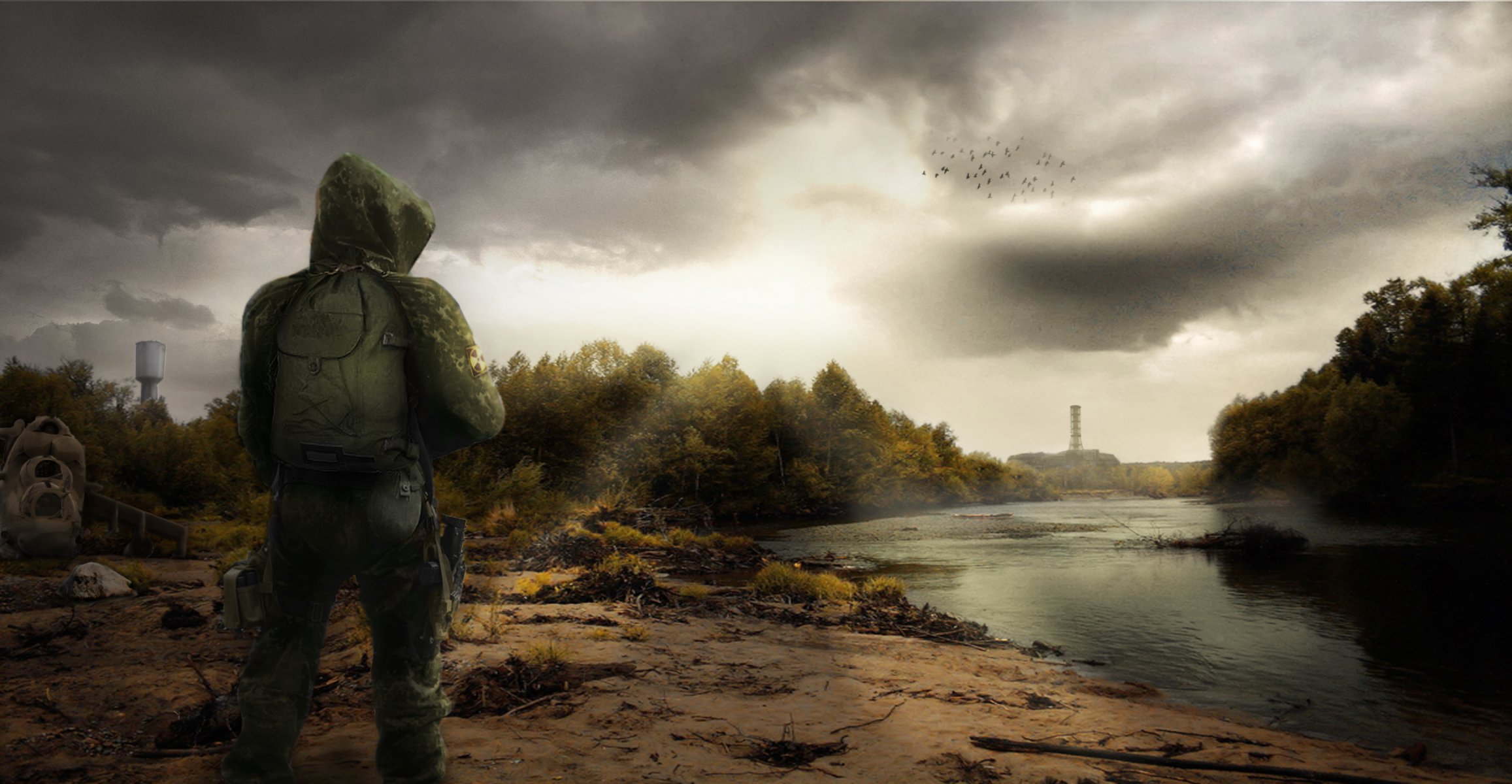 stalker zona pripyat ukraine fan art