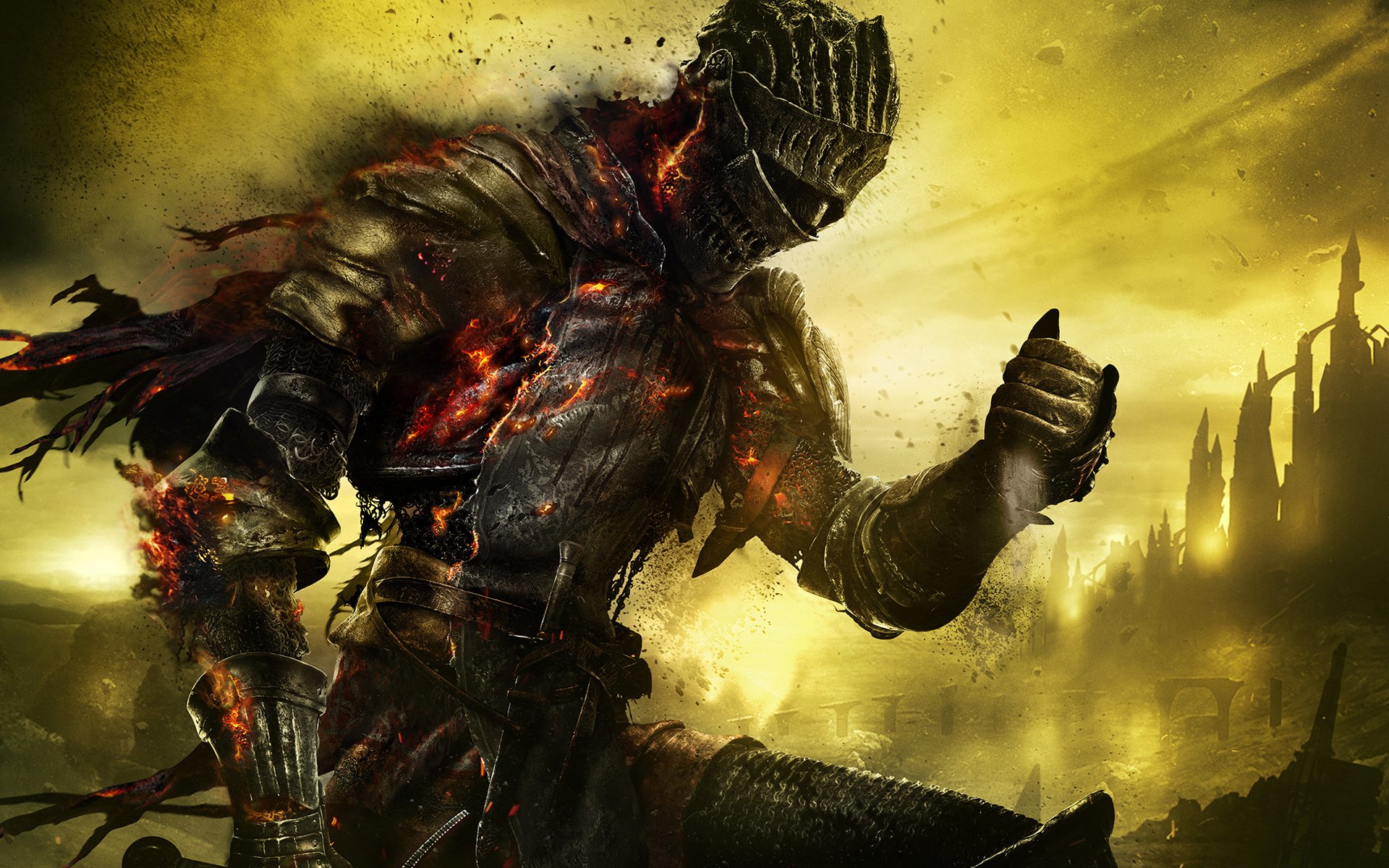 dark souls 3 guerriero cavaliere dorsali armatura buchi cielo namco bandai games from software