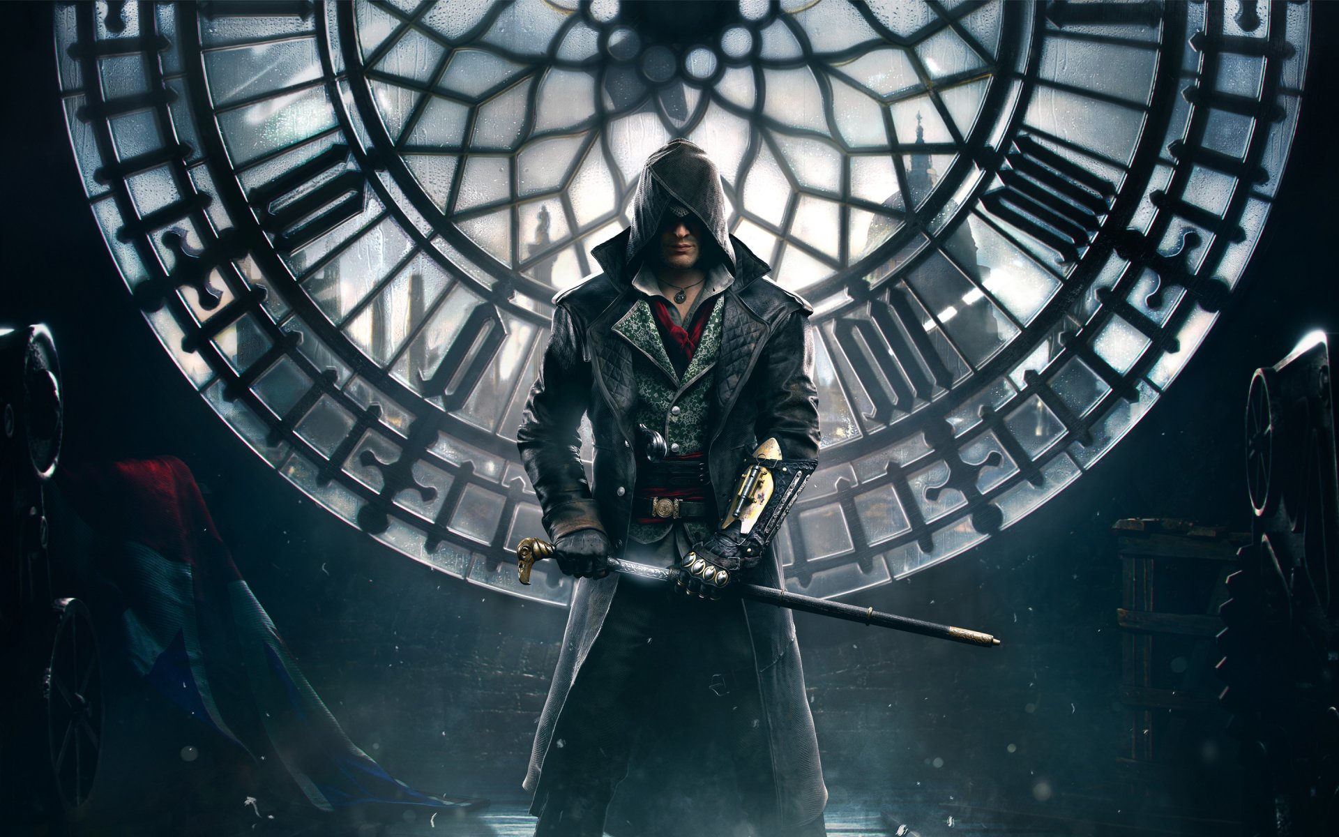 assassin s creed: syndicate assassin s creed syndicate london jacob fry jacob frye adult killer cane weapon blade coat hood tower watche