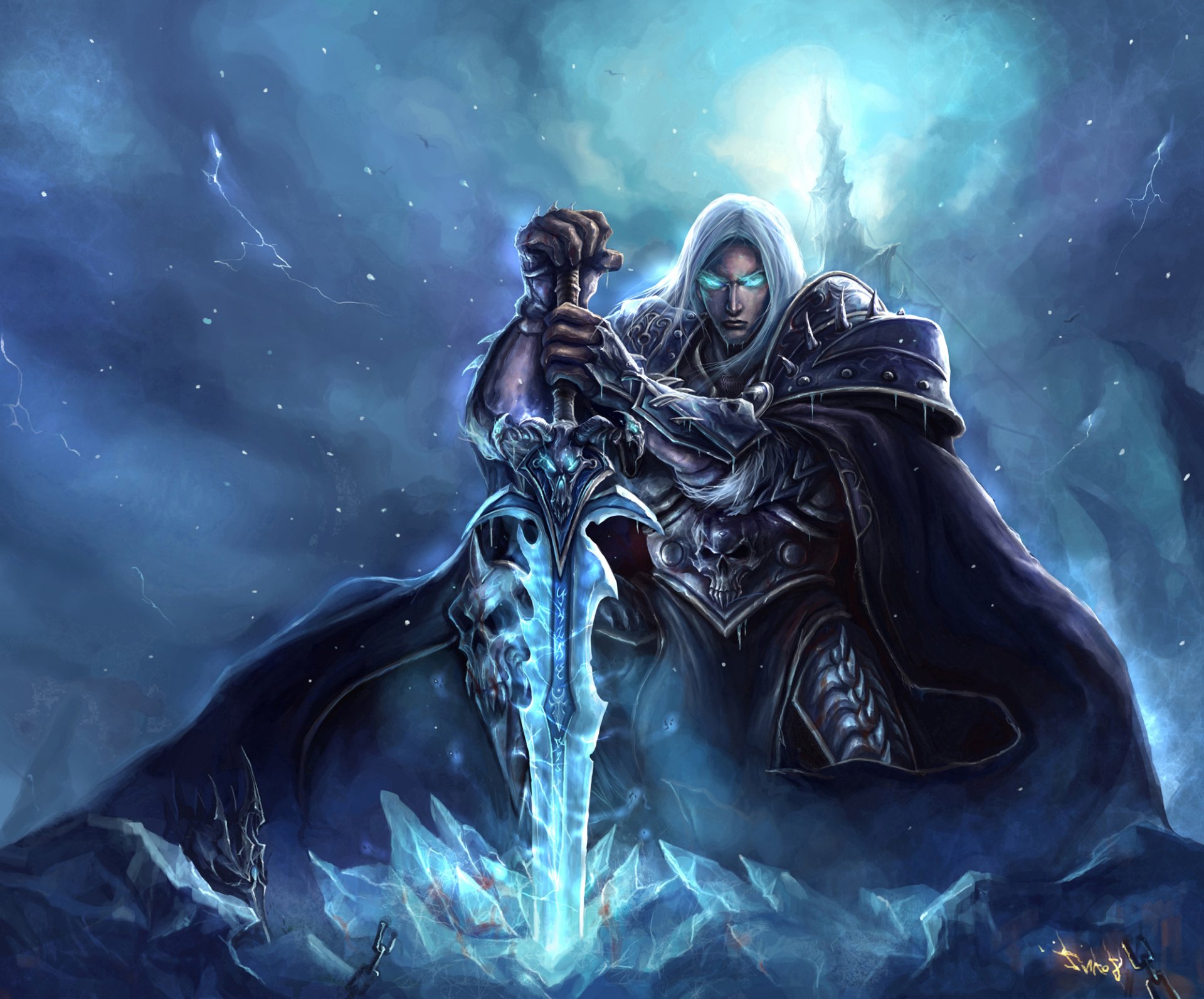 wow world of warcraft kunst lichkönig arthas menethyl