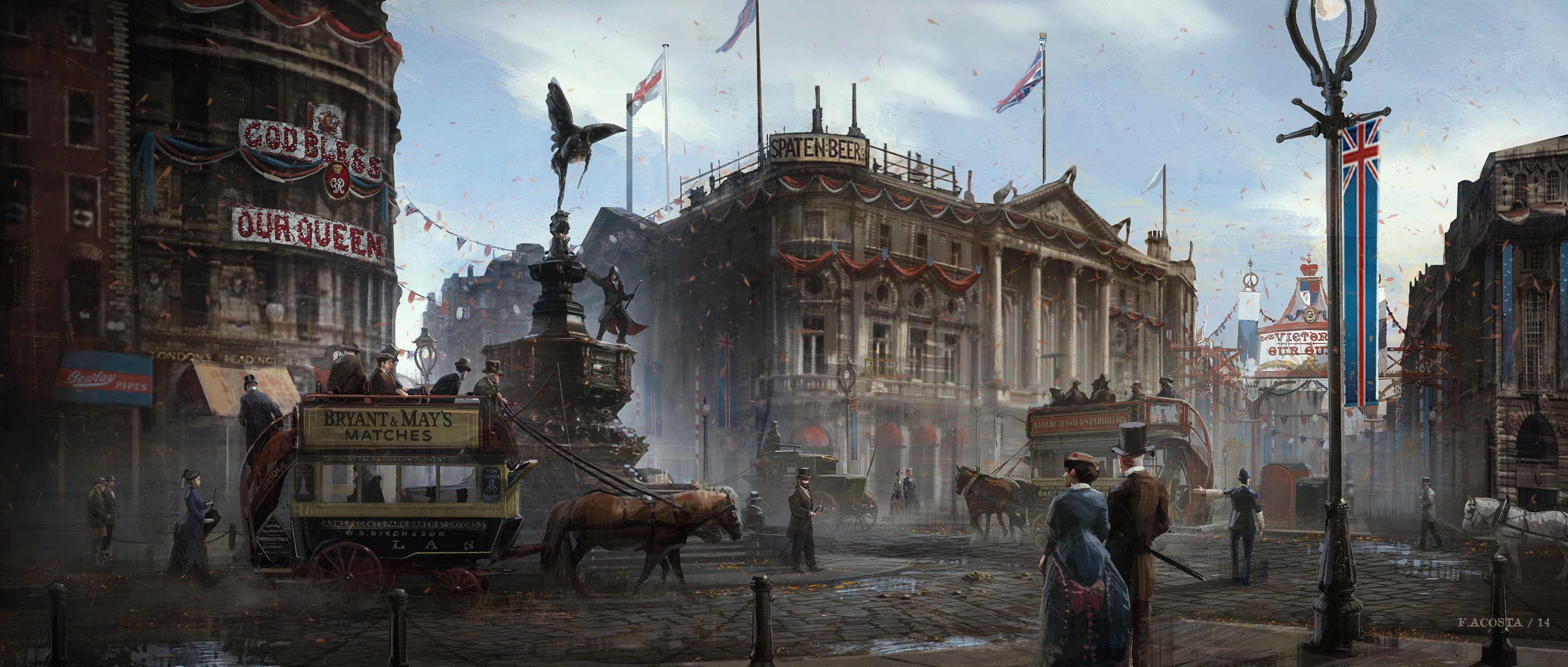 assassin s creed: syndicate città concetto arte