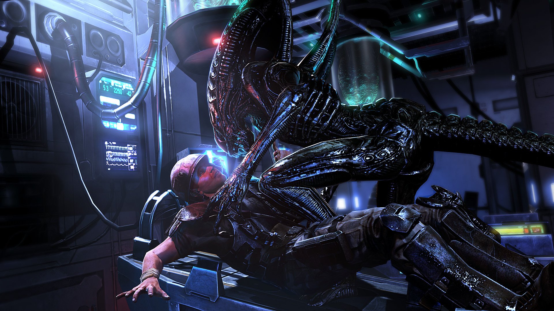 alien colonial marines monstruo alien alien