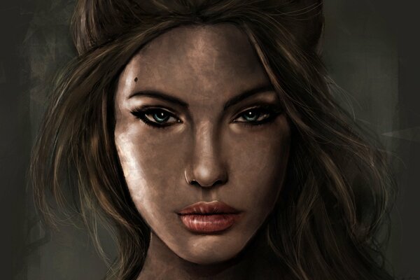 Portret Lary Croft, Tomb Raider