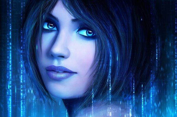 The beautiful face of Cortana s girlfriend