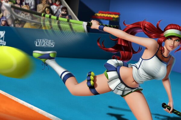 Tennis player from the League of Legends