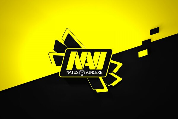 Logo dota noir et jaune concise