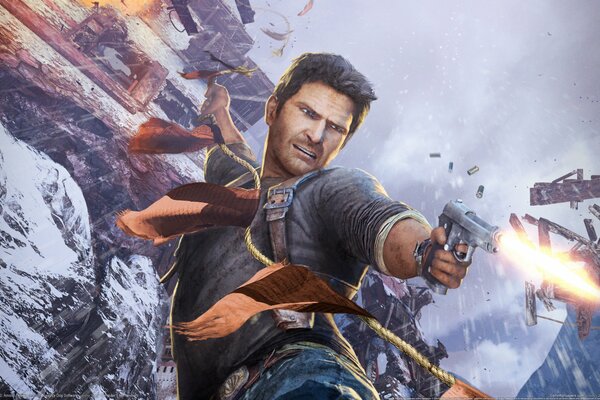 Uncharted 2:unter den Dieben. Nathan drake