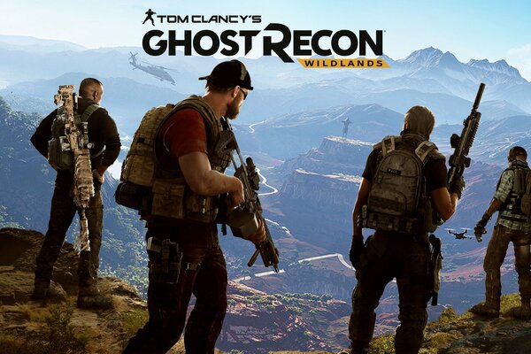 Gioco terre selvagge mercenari stanno arrivando Clancy Ghost recon