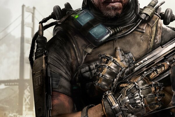 Call of duty: Advanced warfare. Soldat dans l exosquelette