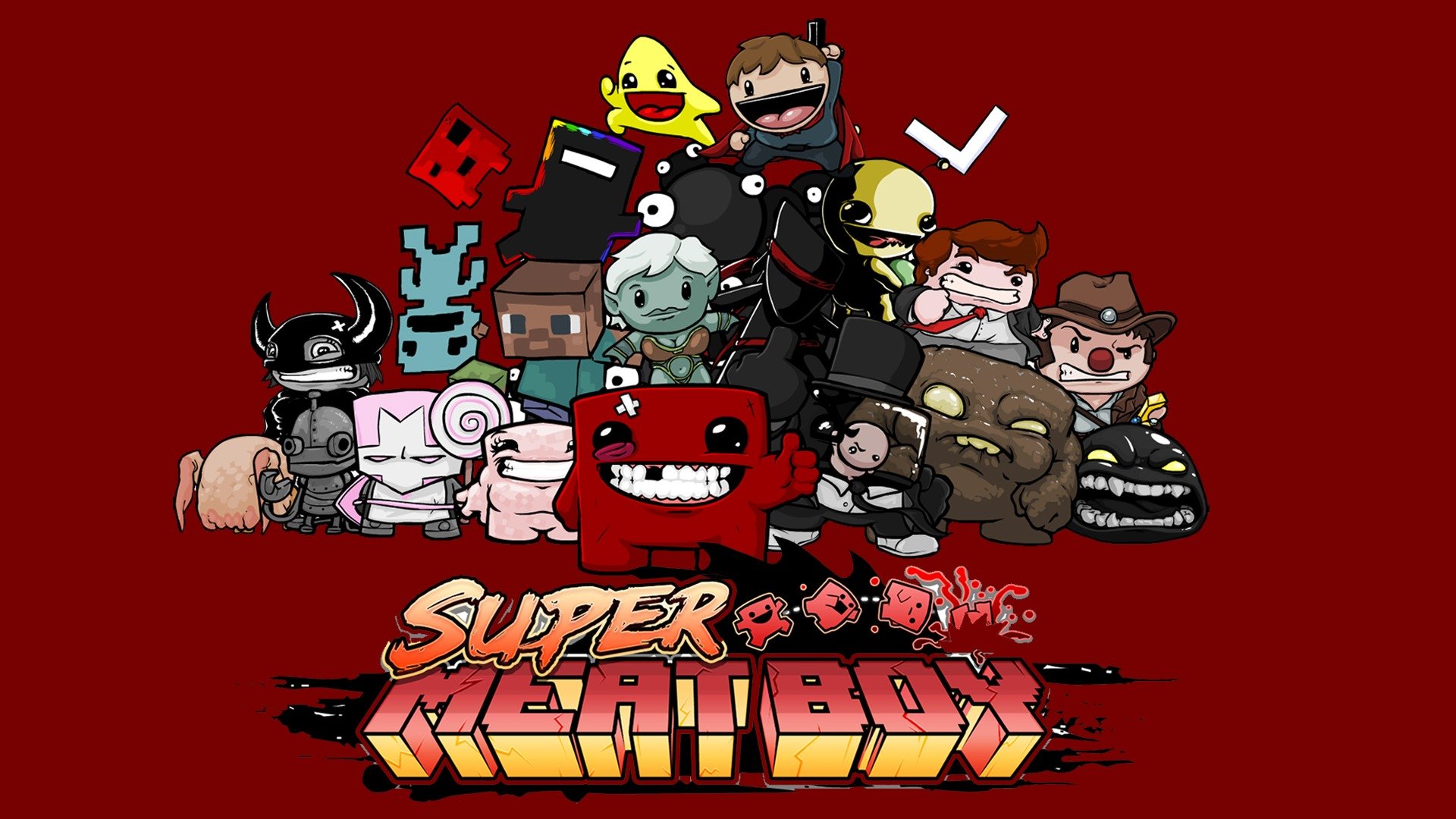 uper meat boy game wallpaper hd 1920x1080