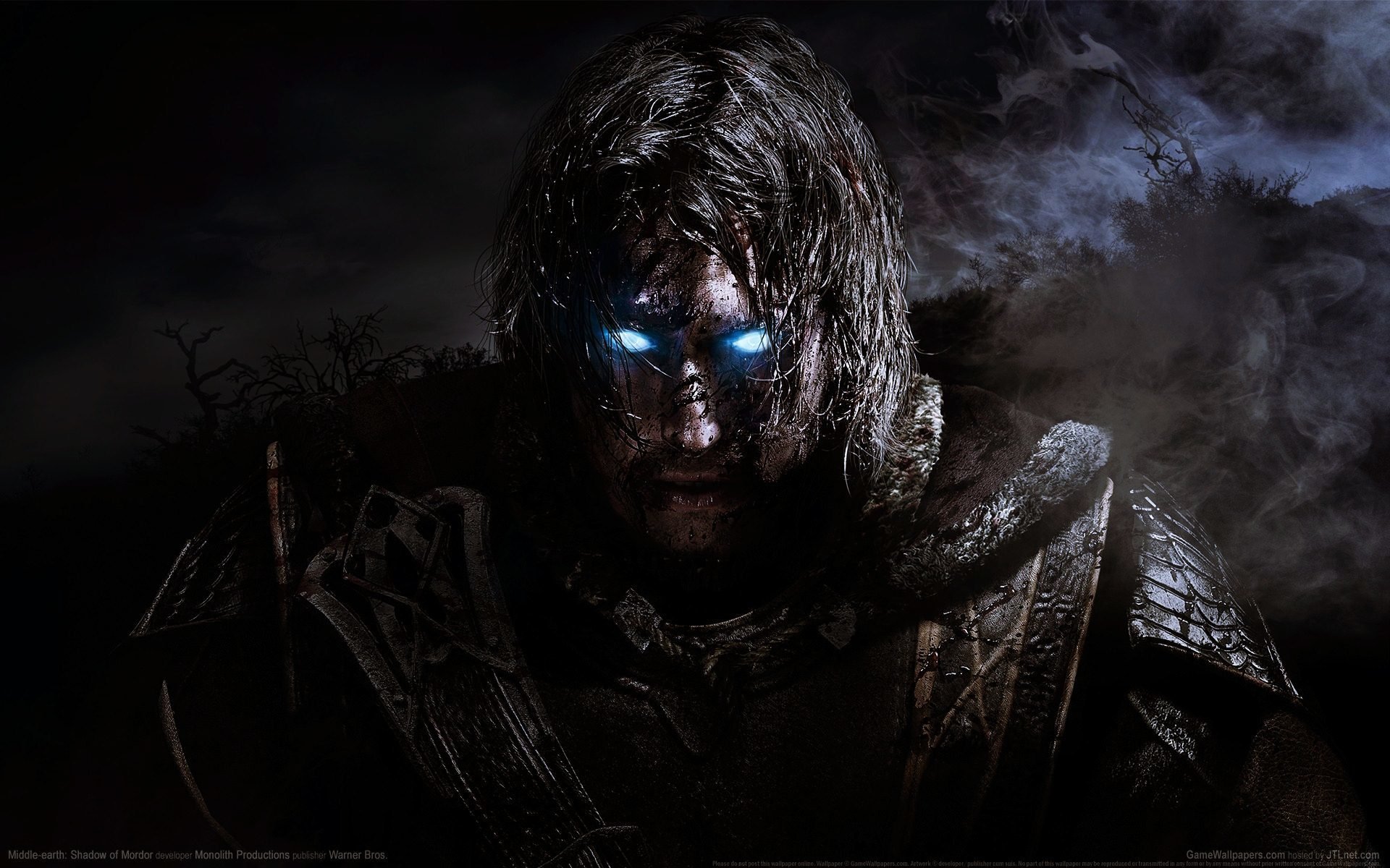 tierra media: la sombra de mordor monolith productions warner bros. interactive entertainment guerrero fantasma humo cielo nubes luz vista equipo árboles tierra media: sombras de mordor