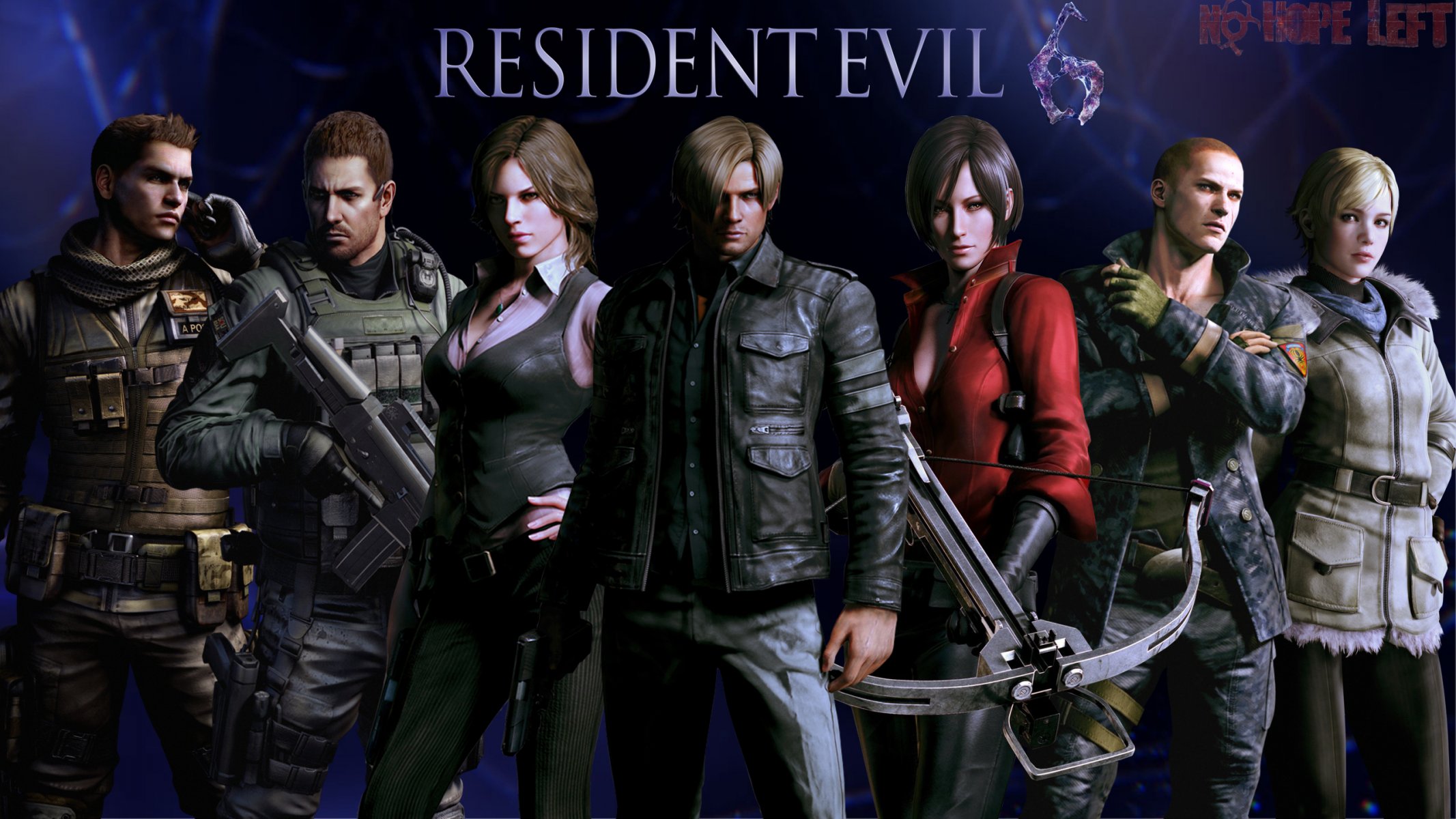 resident evil resident evil 6 leon scott kennedy chris redfield jake muller helena harper sherry birkin ada wong piers nivan