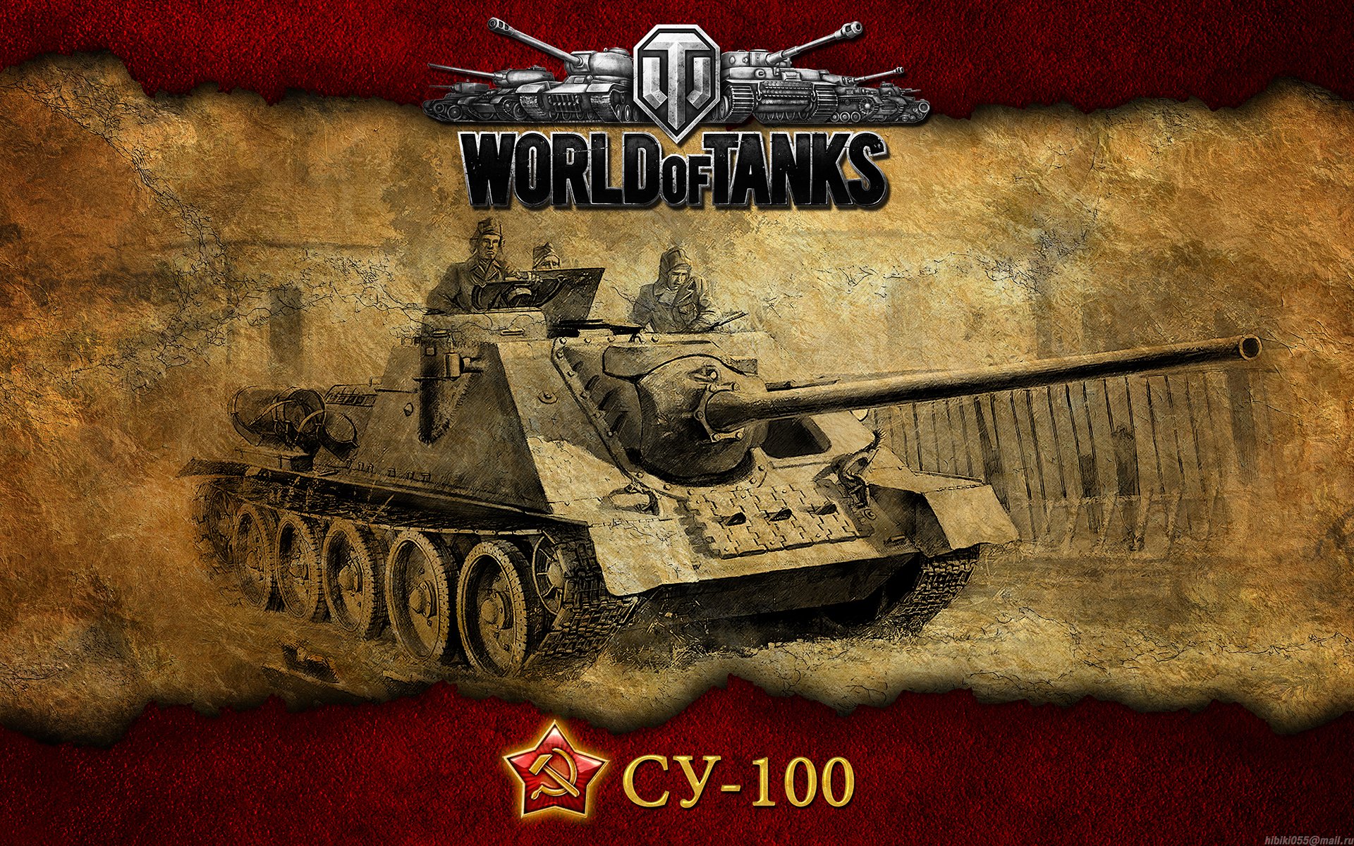 wot mundo de tanques tanques tanque urss pt-acs su-100