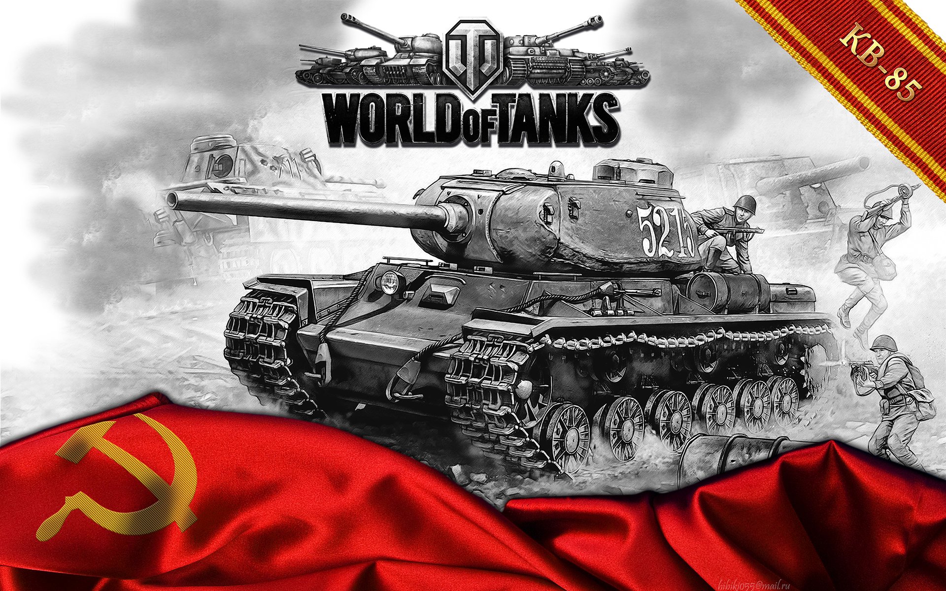 wot mundo de los tanques tanques tanque arte kv-85 urss tanque pesado