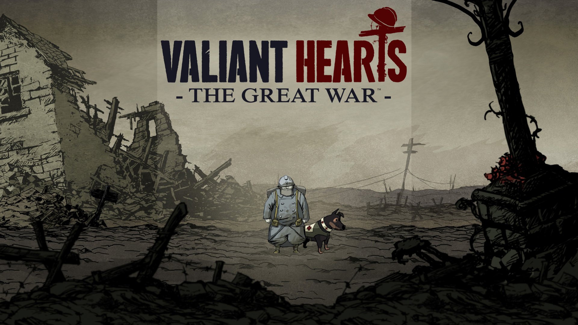 art world war i valiant hearts great war world war i july 28 1914 november 11 1918 two-dimensional hand-drawn style genre quest puzzle adventure characters emil walt wallpaper fullscreen background wi