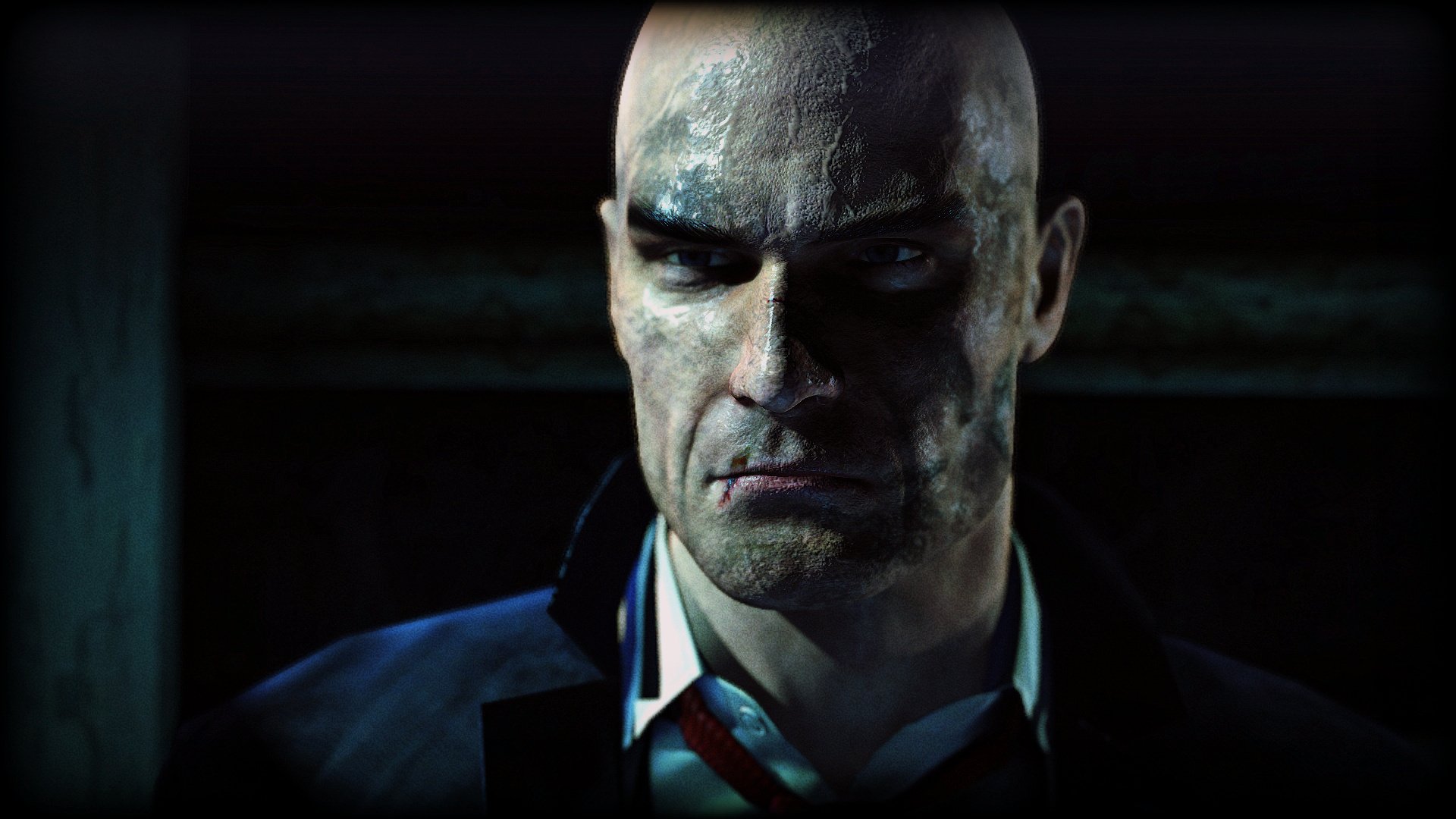 hitman absolution mr.47 агент 47 серьезные загрязнен куртка