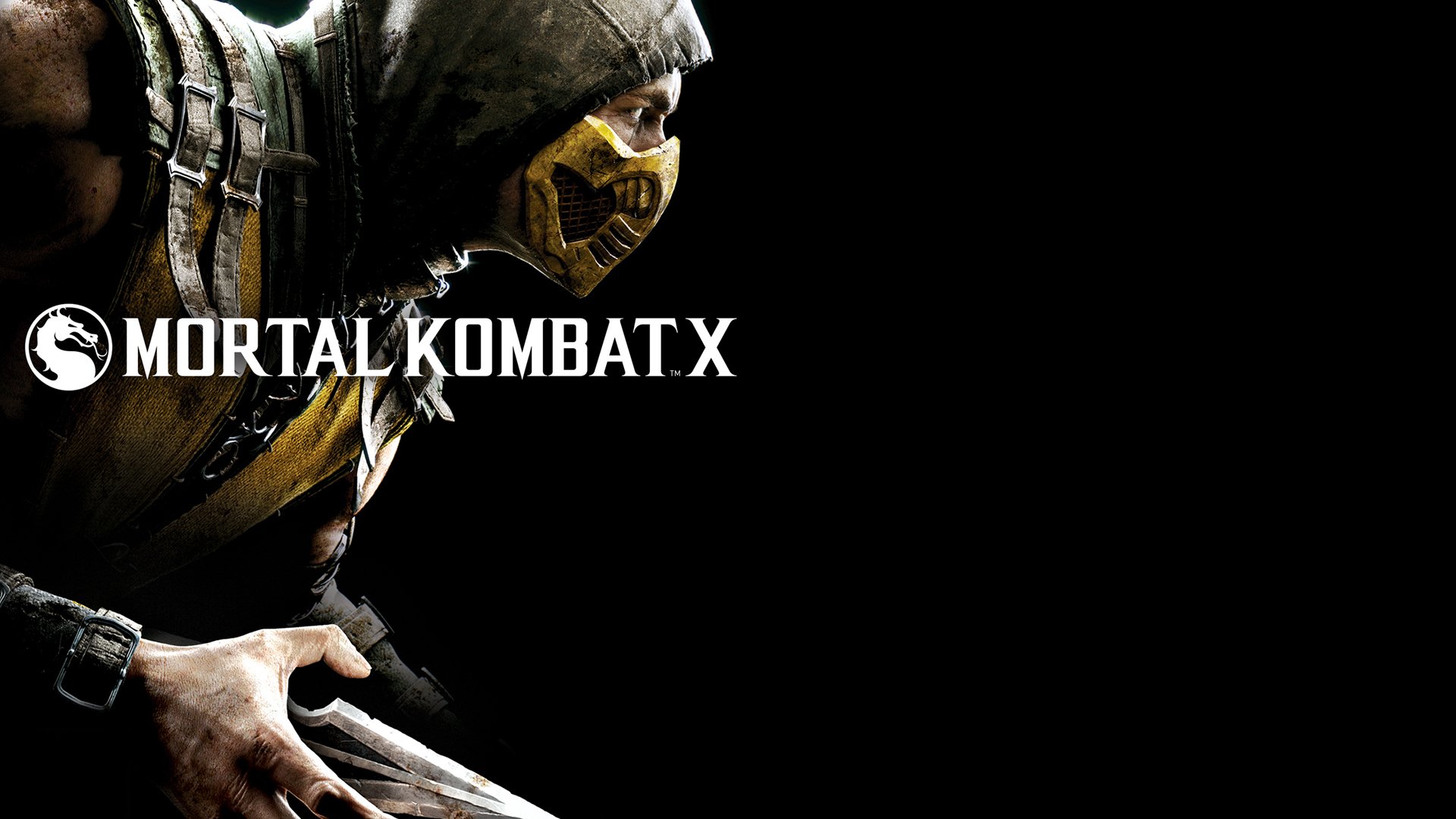 mortal kombat x netherrealm studios warner bros. interactive entertainment scorpione kunai attrezzatura vista ninja maschera cappuccio titoli