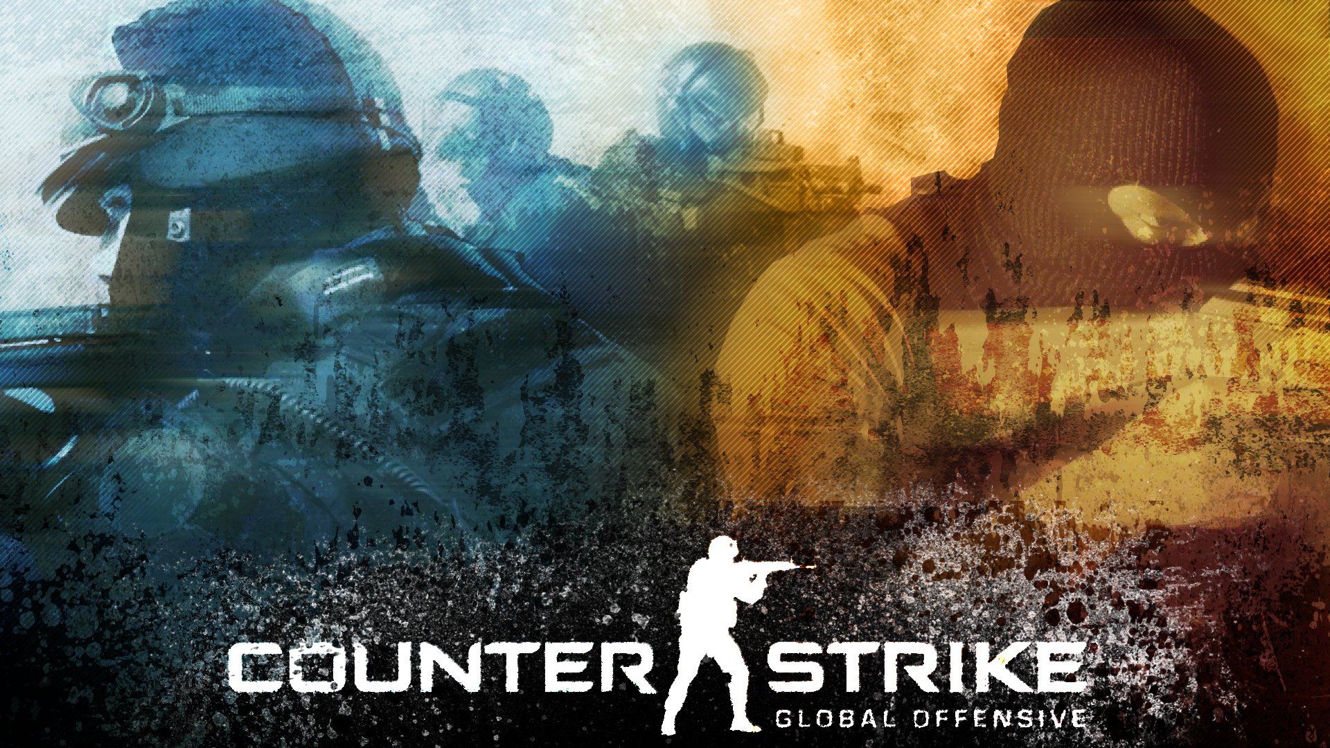 iscrizione logo nome counter-strike guerra tiro fucili d assalto soldati uomini armi