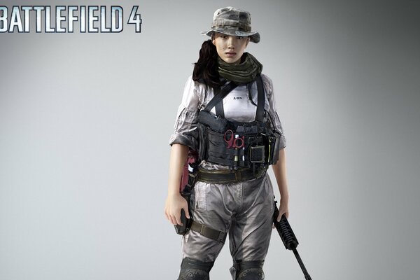 Bildschirmschoner auf dem Desktop von Battlefield Girl Spiel