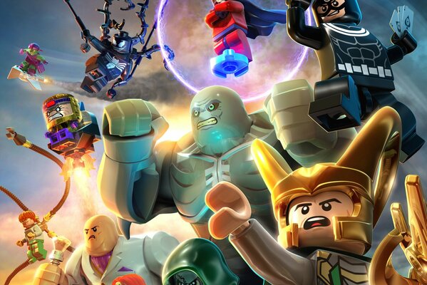 LEGO eroine di giocattoli Marvel