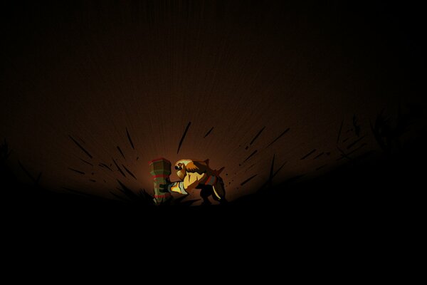 Picture in the dark dota 2 earthshaker hm92