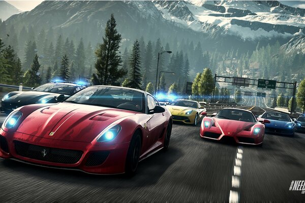 Serie need for speed. Competencia de rivales