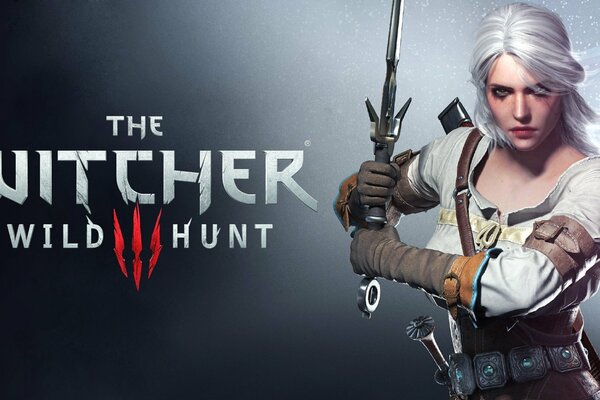 Ragazza Witcher caccia selvaggia