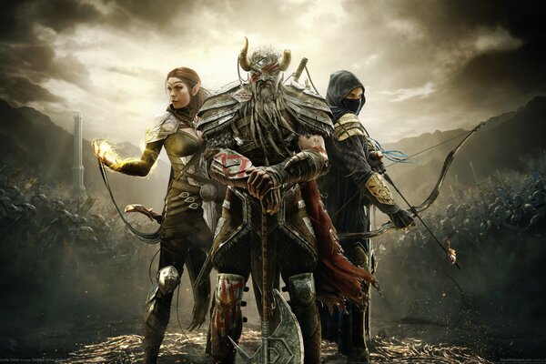 The elder scrolls online mage warrior assassins