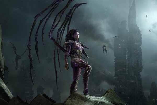 La reina de las cuchillas Sarah Kerrigan