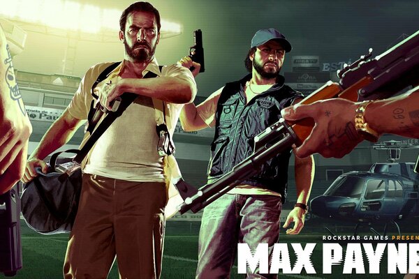 Hombres con armas juego max payne 3