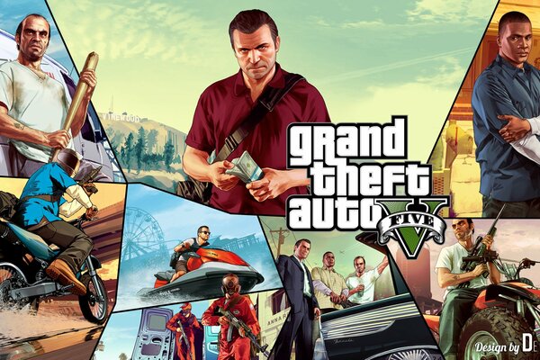 Gta 5 trevor, michael und Lincoln cover