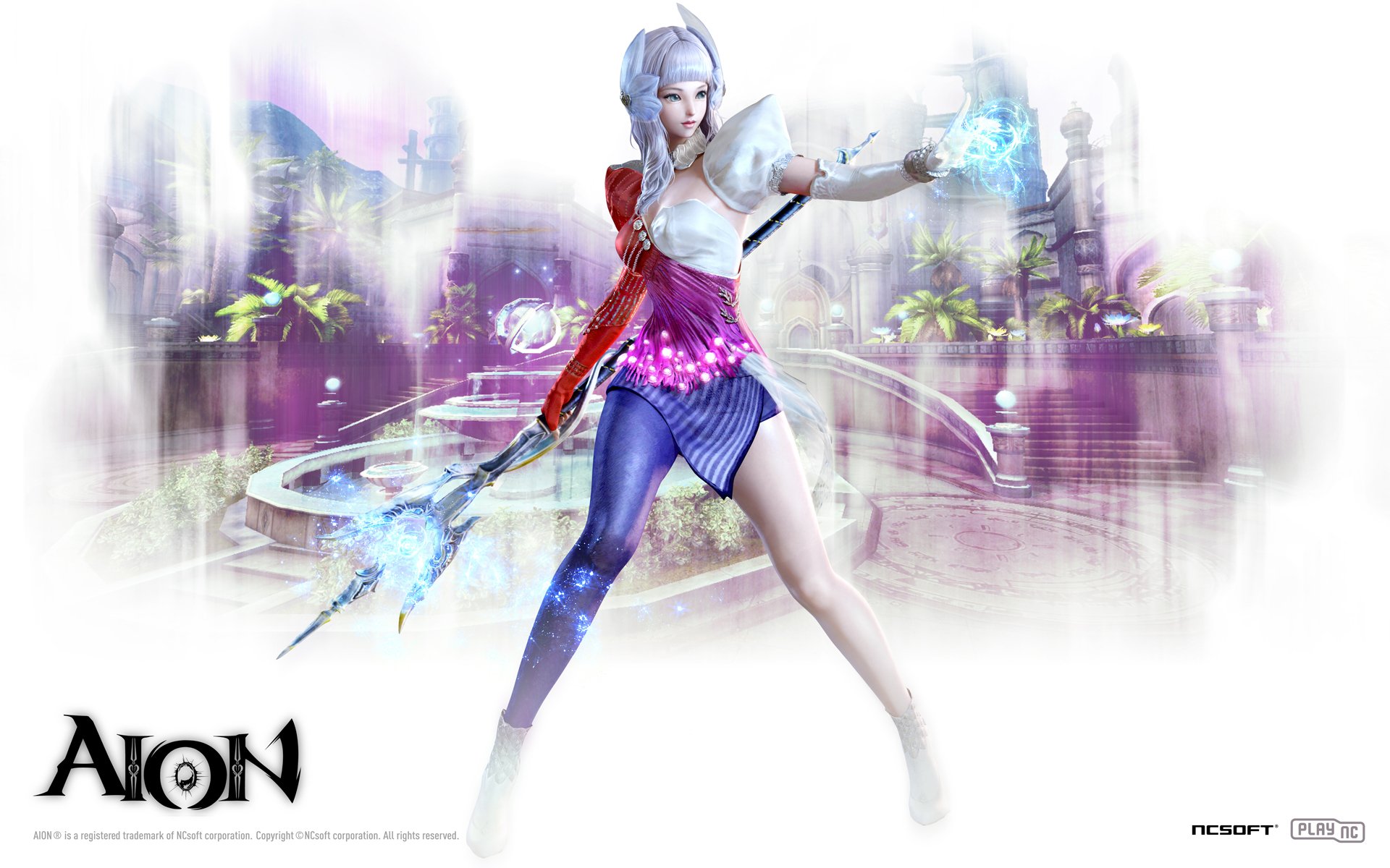 aion chica hechicero magia magia