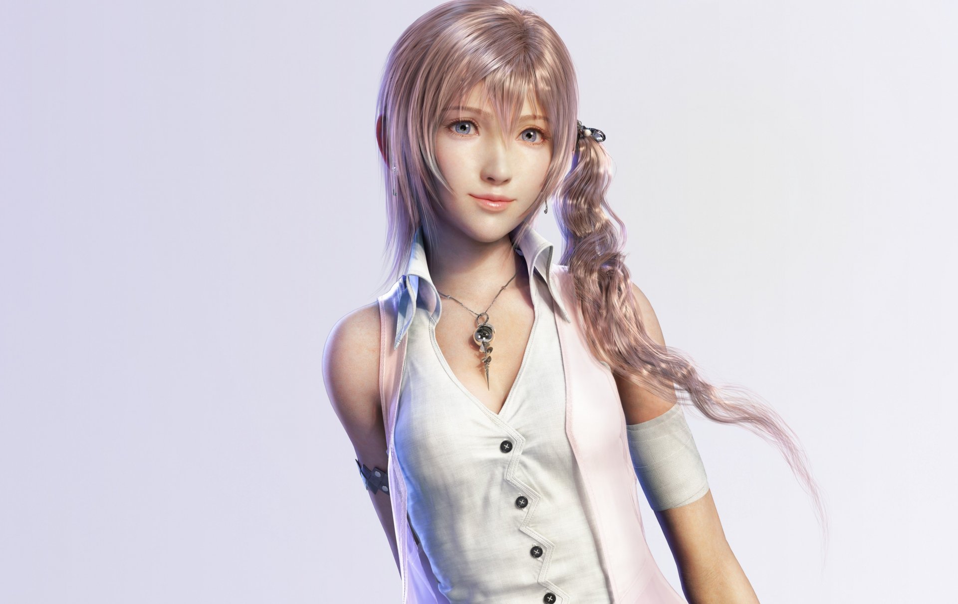 final fantasy xiii foudre farron fille fond