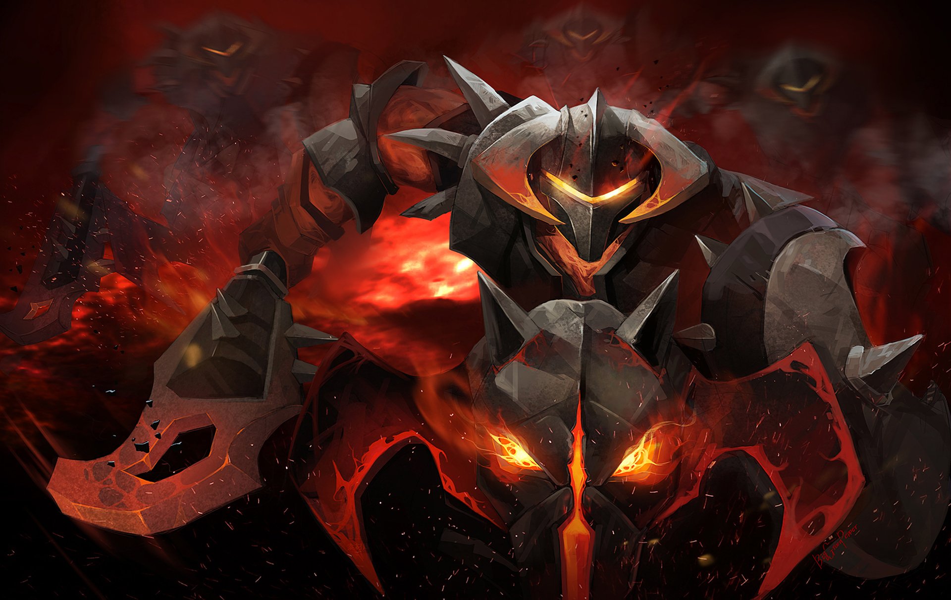 chaos knight dota 2 horseman biggreenpepper