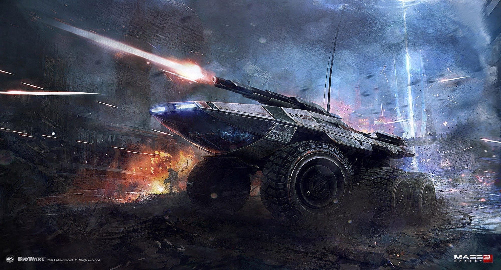 m35 mako bioware art mass effect 3