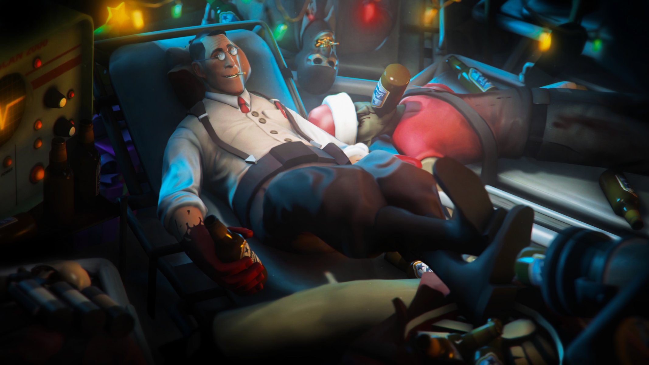 morgue medic fan art team fortress 2