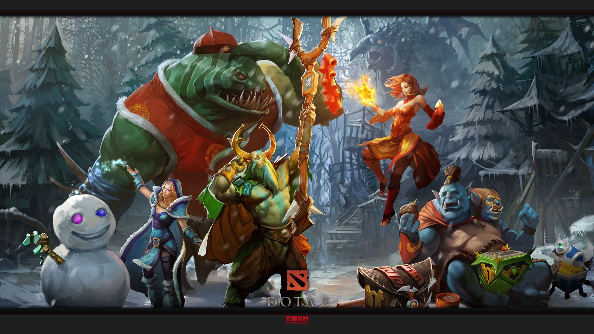 dota 2 nowy rok heroes dota 2